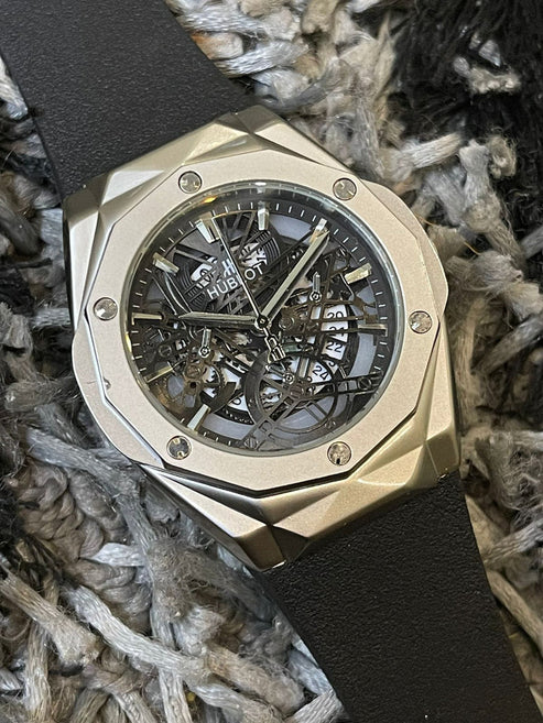 Hublot Watch Skeleton | Silver