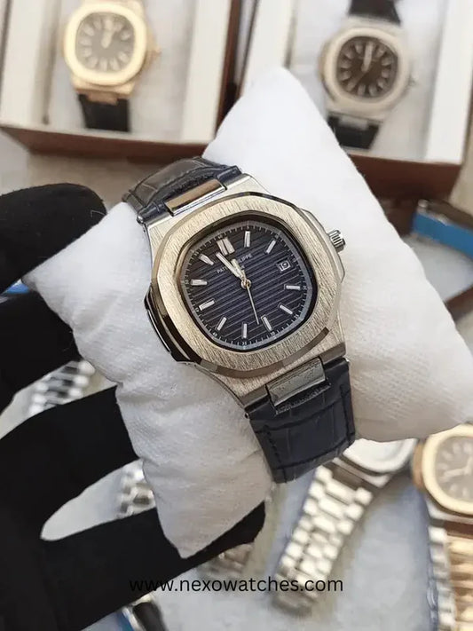 P.P-Nautilus Men's Straps Watch | Blue