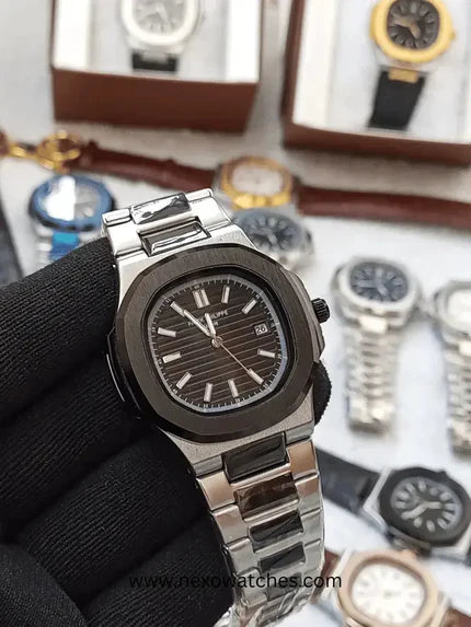 P.P-Nautilus Men's Watch | Black