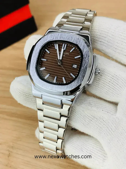 P.P Nautilus Men's Watch | Brown