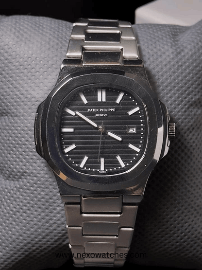 P.P Nautilus Men's Watch | Black